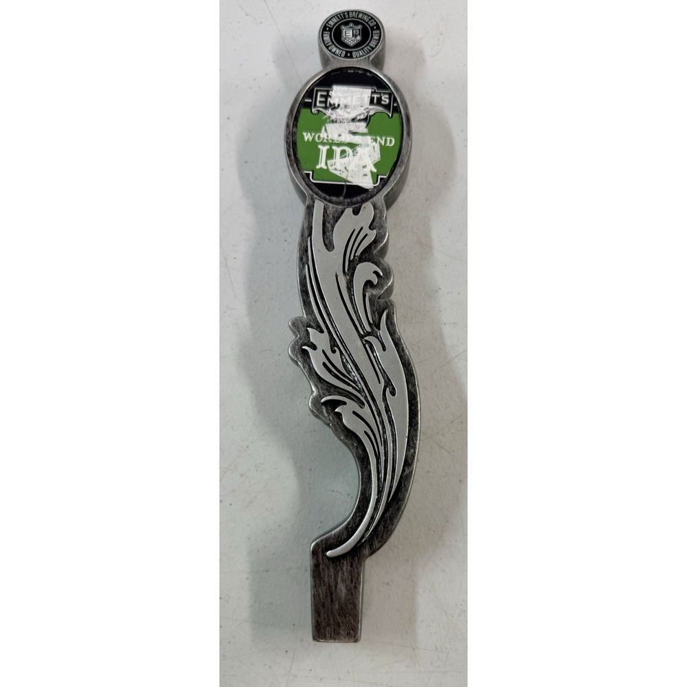 Emmett's Brewing Co. Worlds End IPA Beer Tap Handle 12" Tall Keg